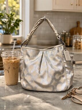 Coach Parker Limited Edition Op Art Bag 13508